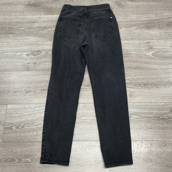 Mavi Star High Waist Mom Jean Black Wash Denim Style 101077-33944 Size 25x29 - Picture 15 of 15